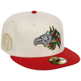 Crown the City: Mexico City - Aztec New Era 59FIFTY (Chrome/Red)