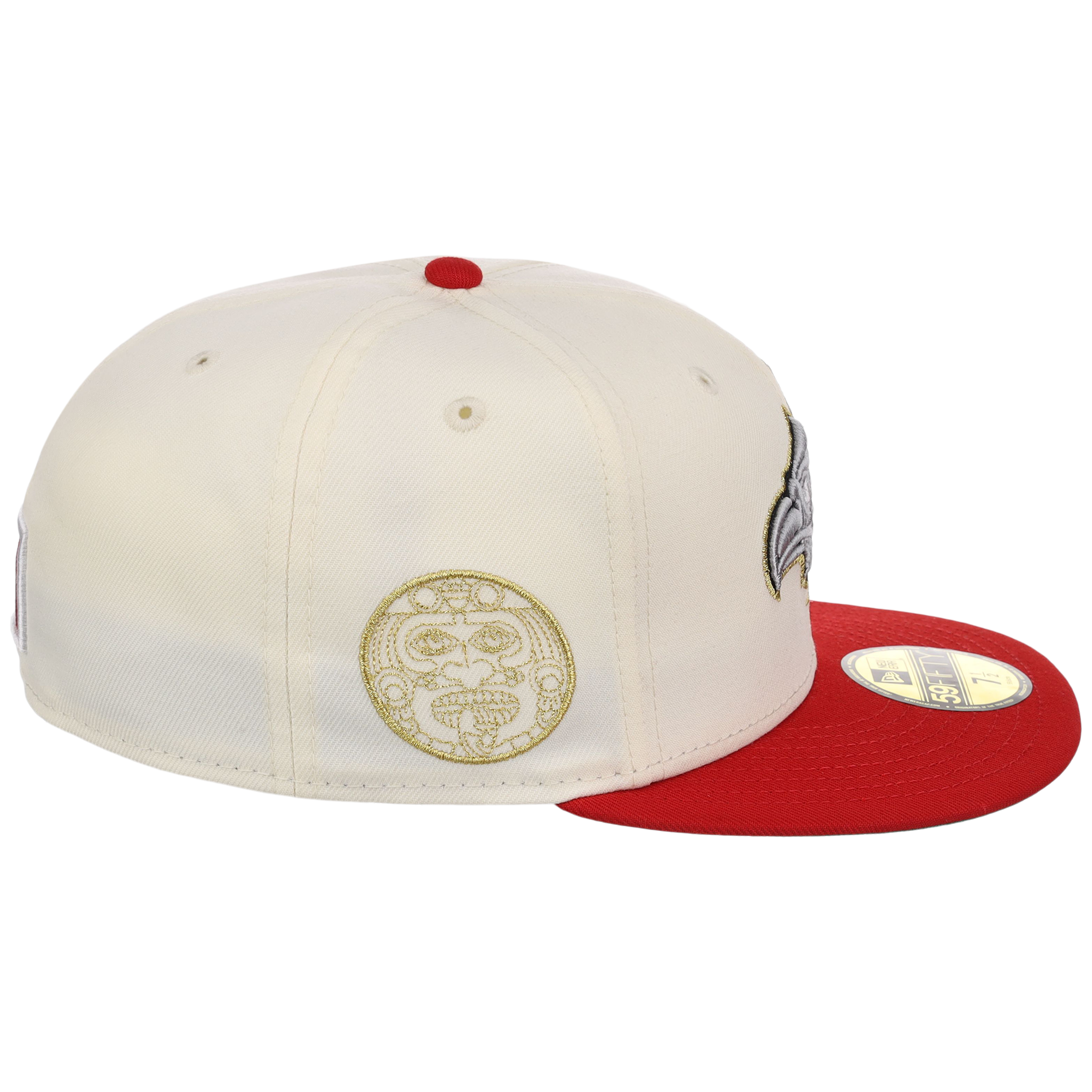 Crown the City: Mexico City - Aztec New Era 59FIFTY (Chrome/Red)
