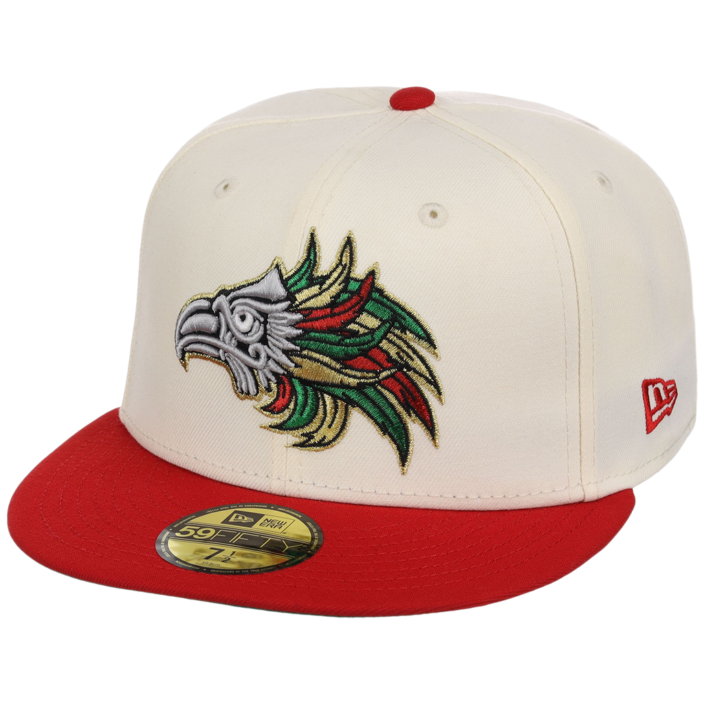 Crown the City: Mexico City - Aztec New Era 59FIFTY (Chrome/Red)