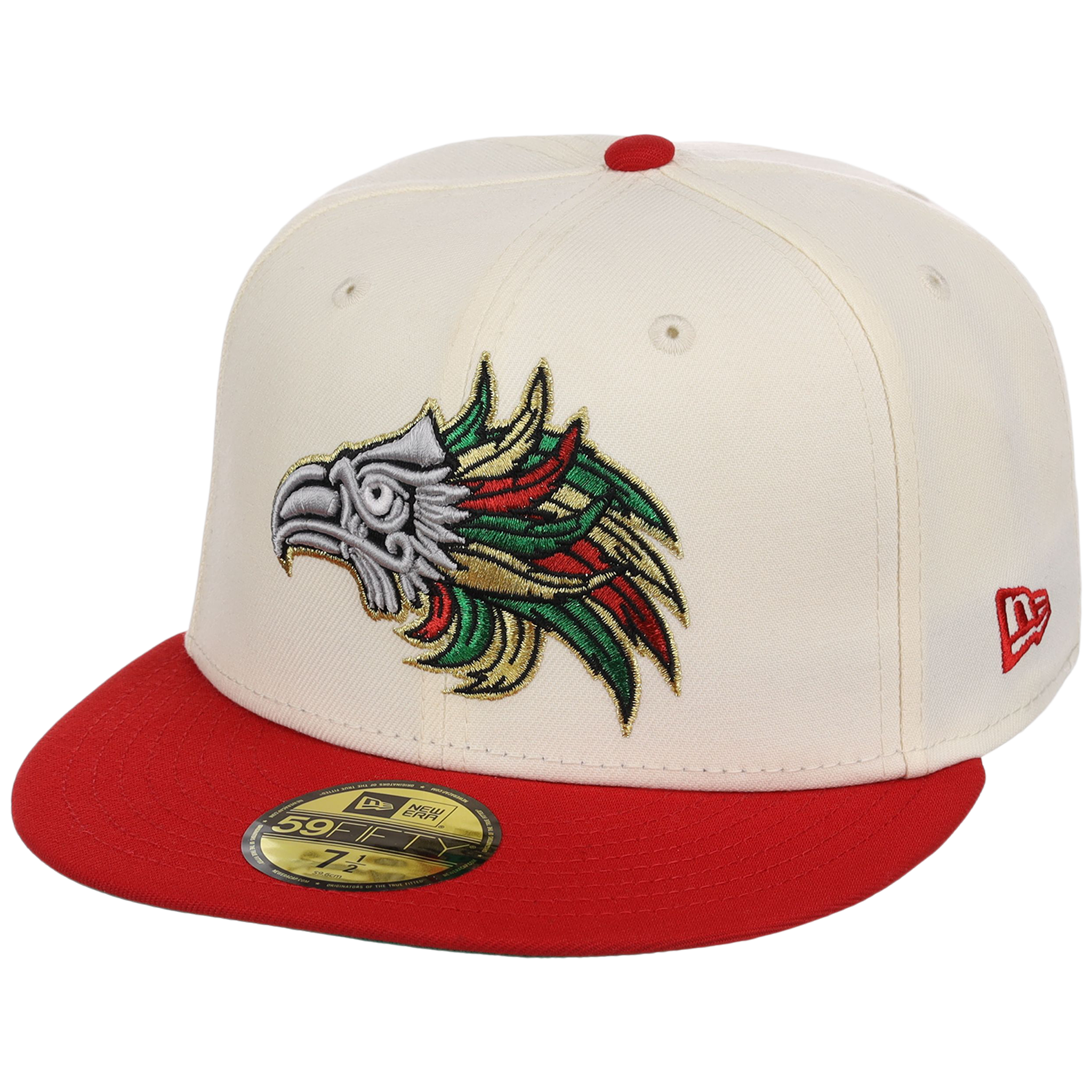 Crown the City: Mexico City - Aztec New Era 59FIFTY (Chrome/Red)