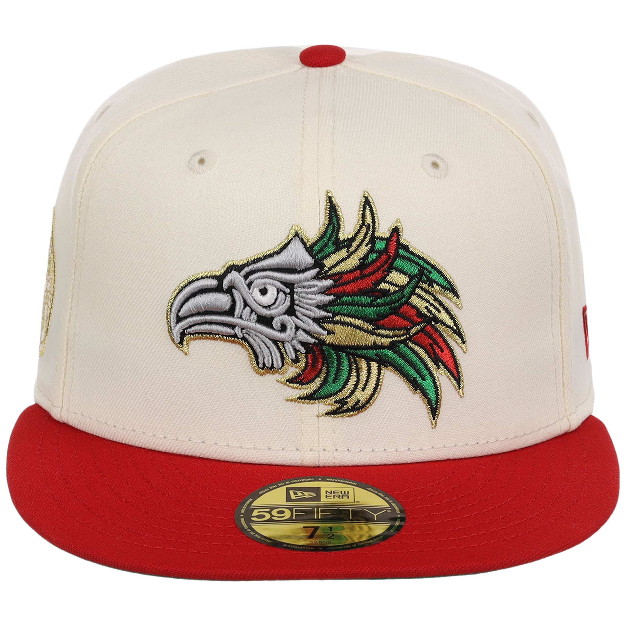 Crown the City: Mexico City - Aztec New Era 59FIFTY (Chrome/Red)