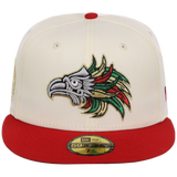 Crown the City: Mexico City - Aztec New Era 59FIFTY (Chrome/Red)