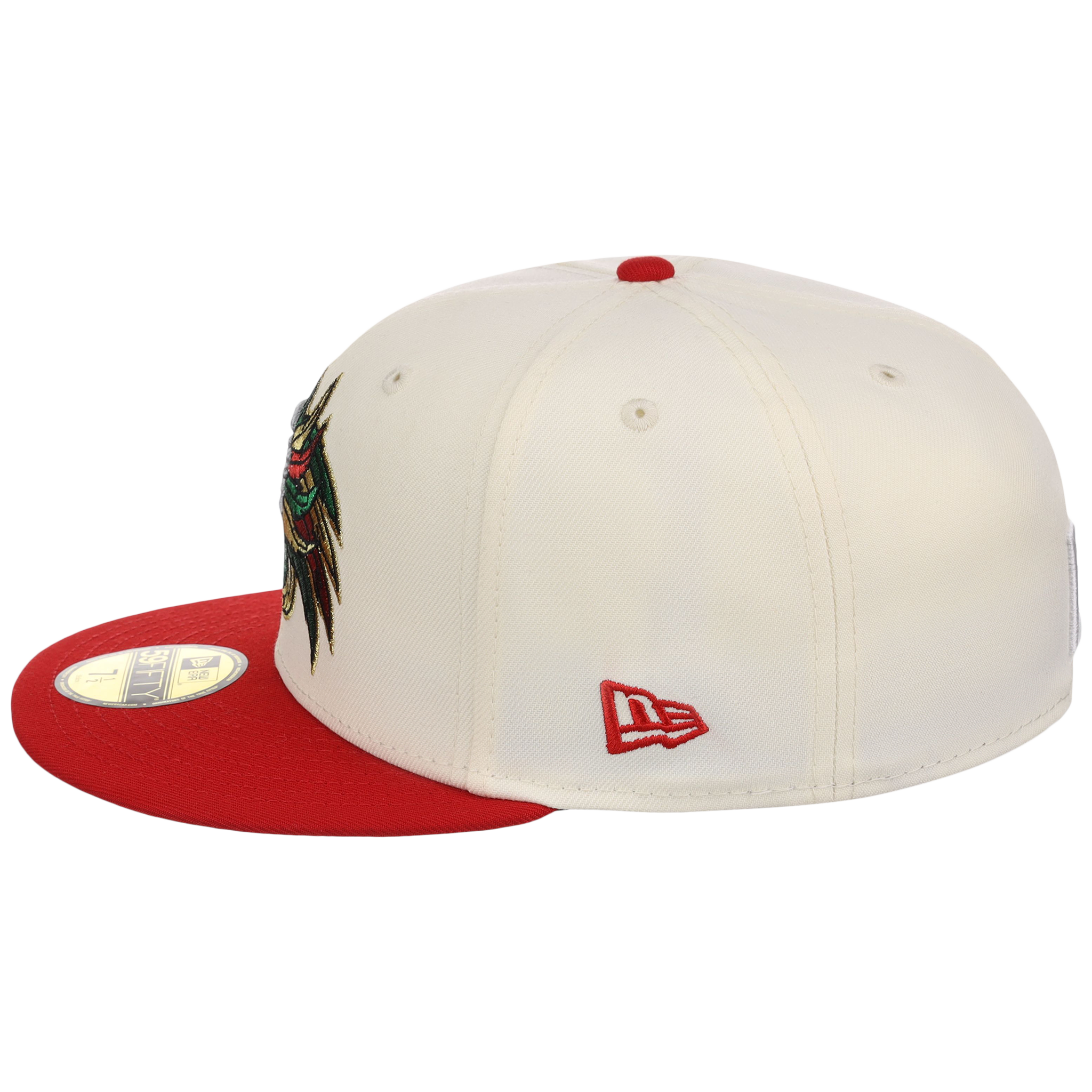 Crown the City: Mexico City - Aztec New Era 59FIFTY (Chrome/Red)