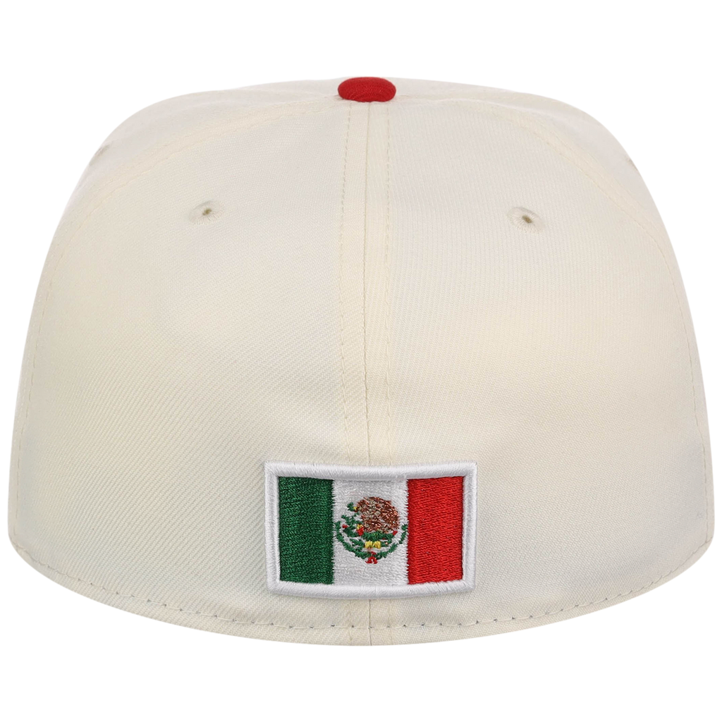 Crown the City: Mexico City - Aztec New Era 59FIFTY (Chrome/Red)