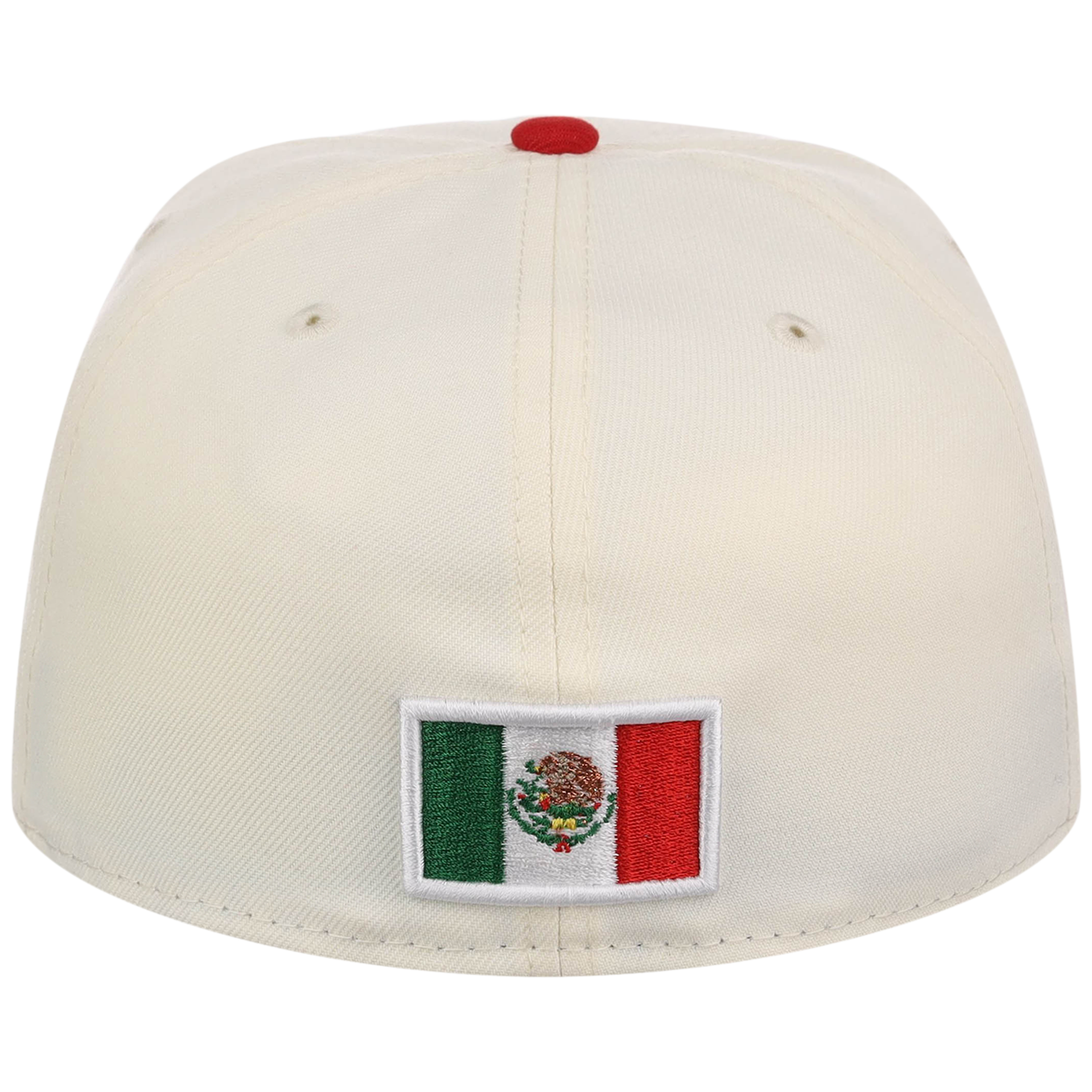Crown the City: Mexico City - Aztec New Era 59FIFTY (Chrome/Red)