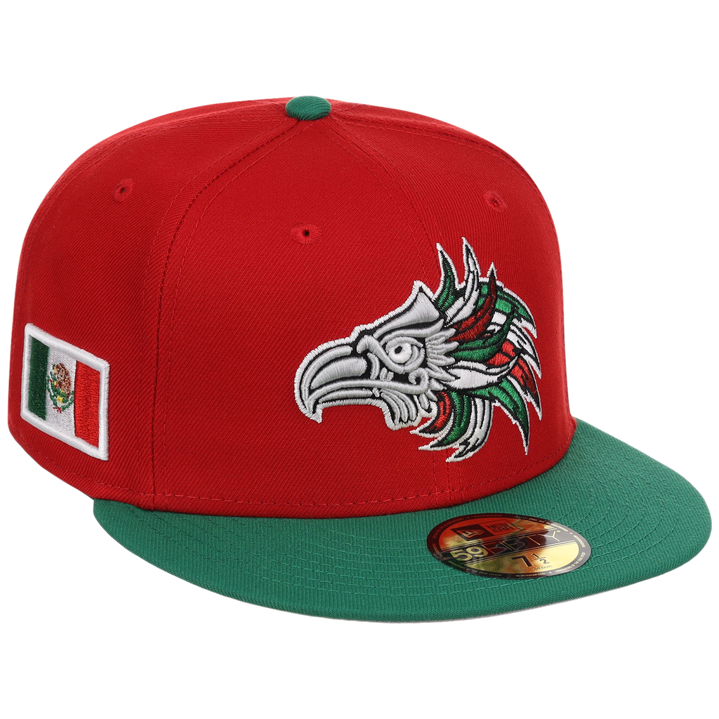 Crown the City: Mexico City - Aztec New Era 59FIFTY (Red/Green)