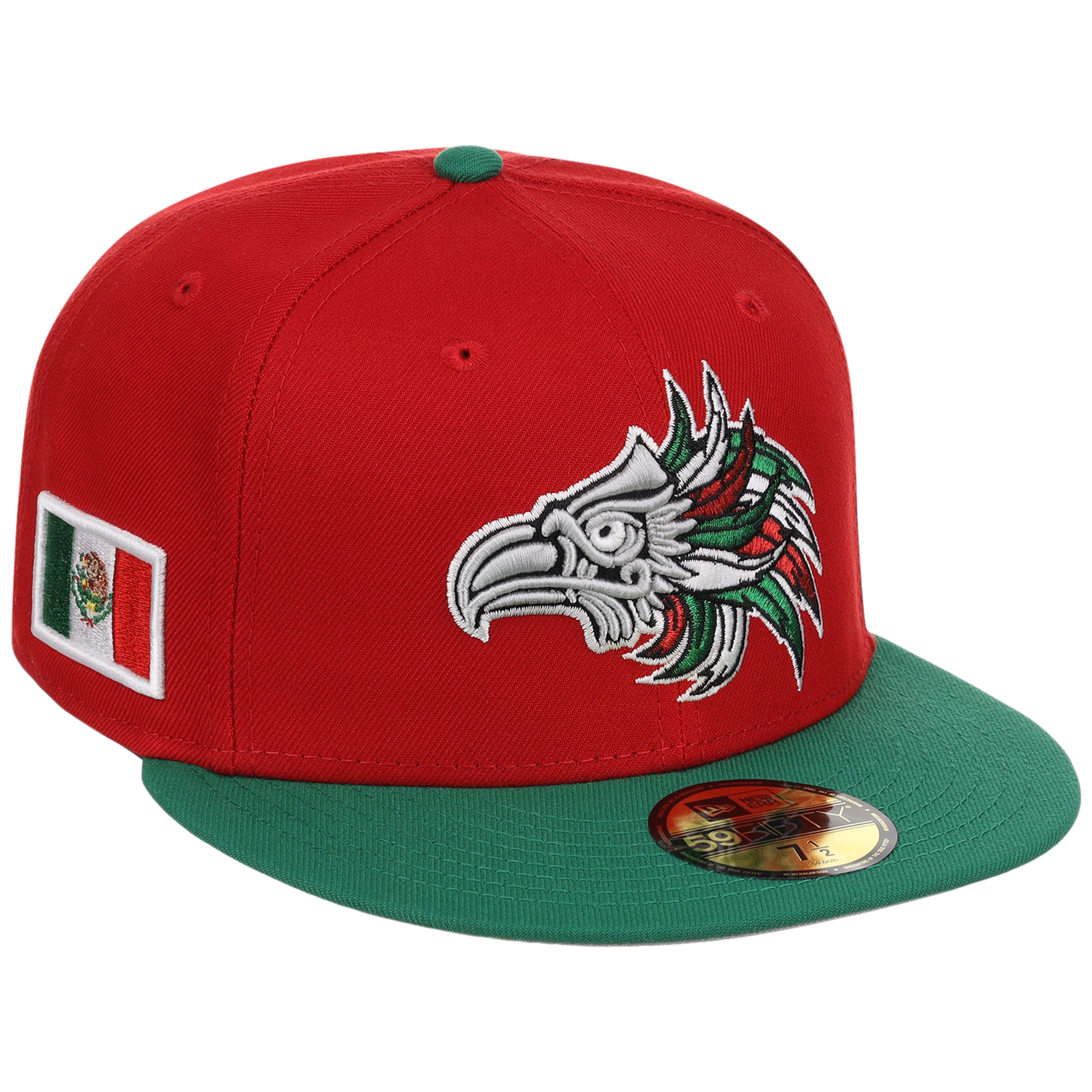 Crown the City: Mexico City - Aztec New Era 59FIFTY (Red/Green)