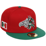 Crown the City: Mexico City - Aztec New Era 59FIFTY (Red/Green)