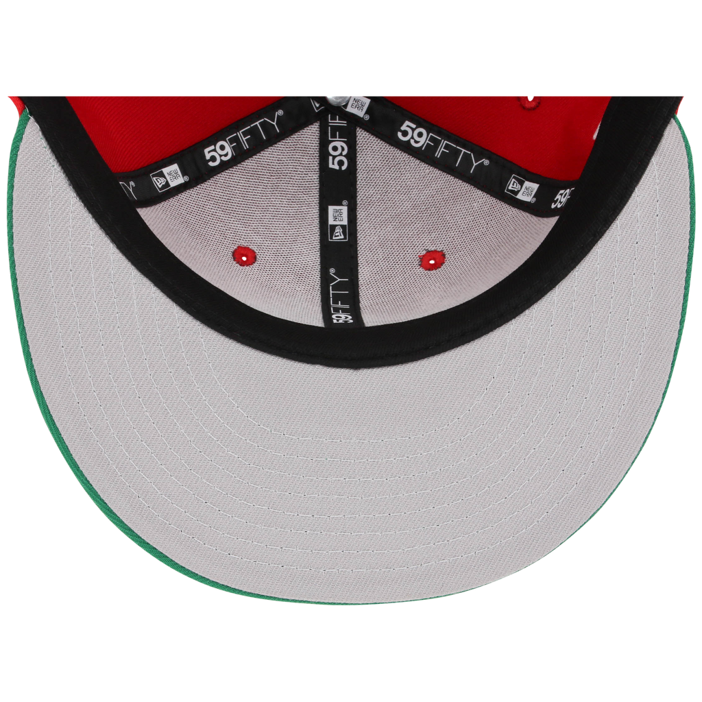Crown the City: Mexico City - Aztec New Era 59FIFTY (Red/Green)