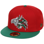 Crown the City: Mexico City - Aztec New Era 59FIFTY (Red/Green)