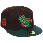Crown the City: Mexico City - Aztec 2.0 New Era 59FIFTY (Black/Dark Green)