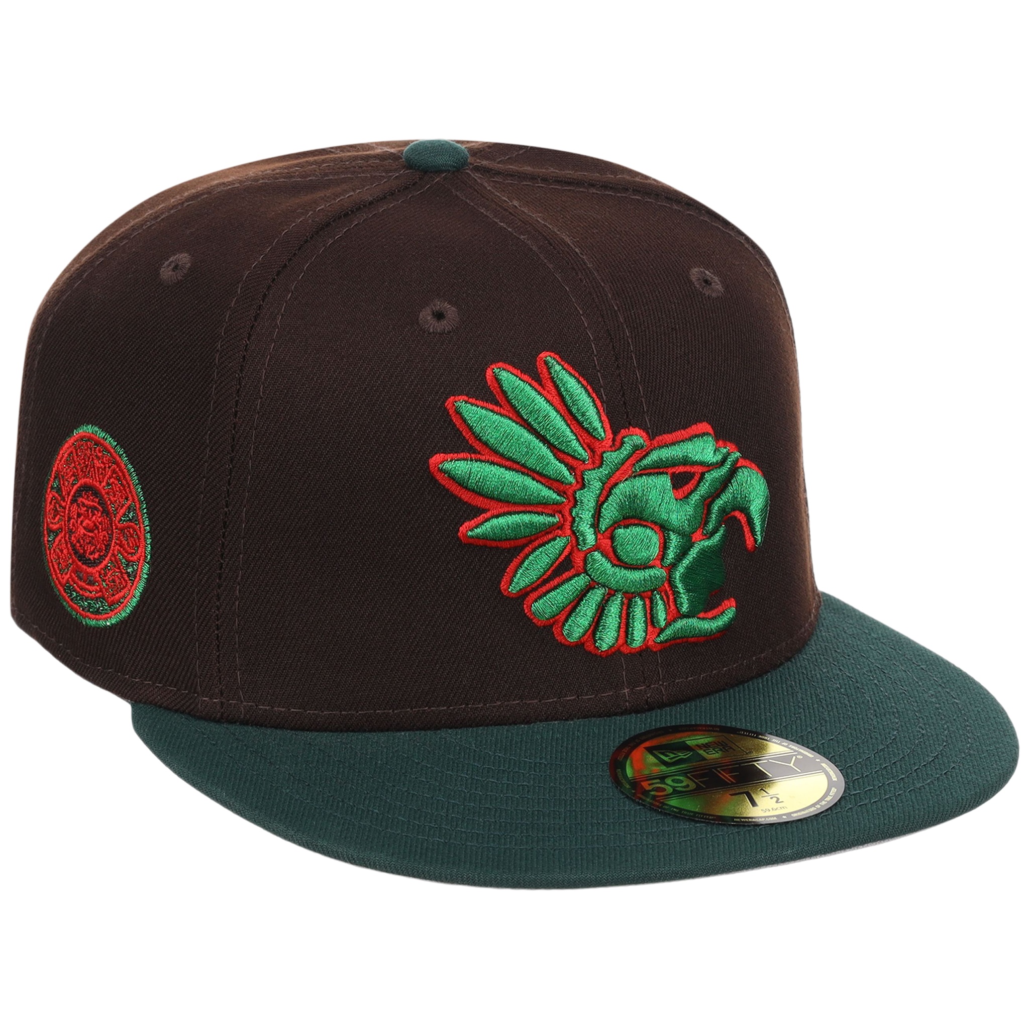 Crown the City: Mexico City - Aztec 2.0 New Era 59FIFTY (Black/Dark Green)