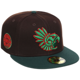 Crown the City: Mexico City - Aztec 2.0 New Era 59FIFTY (Black/Dark Green)