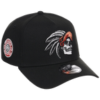 Crown the City: Mexico City - Aztec Head New Era 9FORTY (Black/Black)