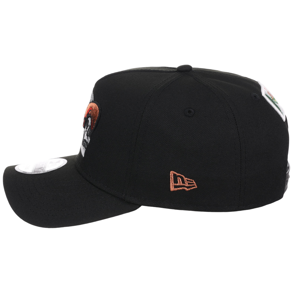 Crown the City: Mexico City - Aztec Head New Era 9FORTY (Black/Black)