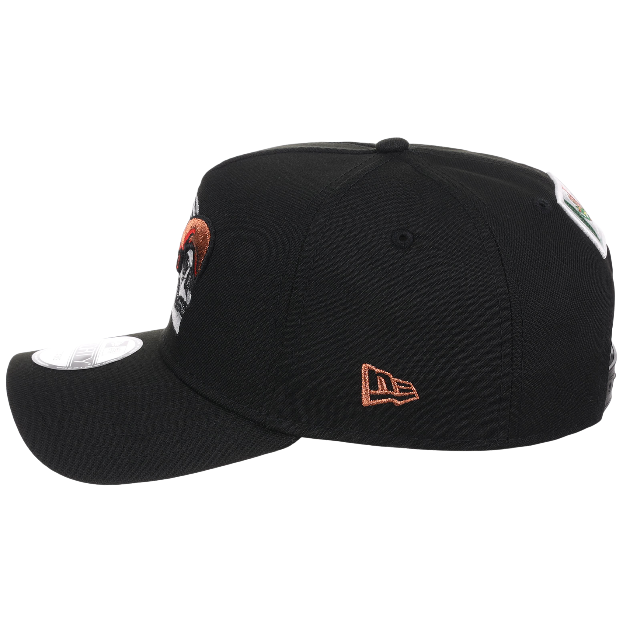 Crown the City: Mexico City - Aztec Head New Era 9FORTY (Black/Black)