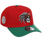 Crown the City: Mexico City - Aztec Head New Era 9FORTY (Red/Dark Green)
