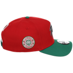 Crown the City: Mexico City - Aztec Head New Era 9FORTY (Red/Dark Green)