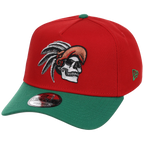 Crown the City: Mexico City - Aztec Head New Era 9FORTY (Red/Dark Green)