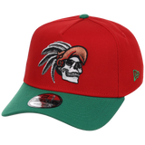 Crown the City: Mexico City - Aztec Head New Era 9FORTY (Red/Dark Green)