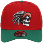 Crown the City: Mexico City - Aztec Head New Era 9FORTY (Red/Dark Green)