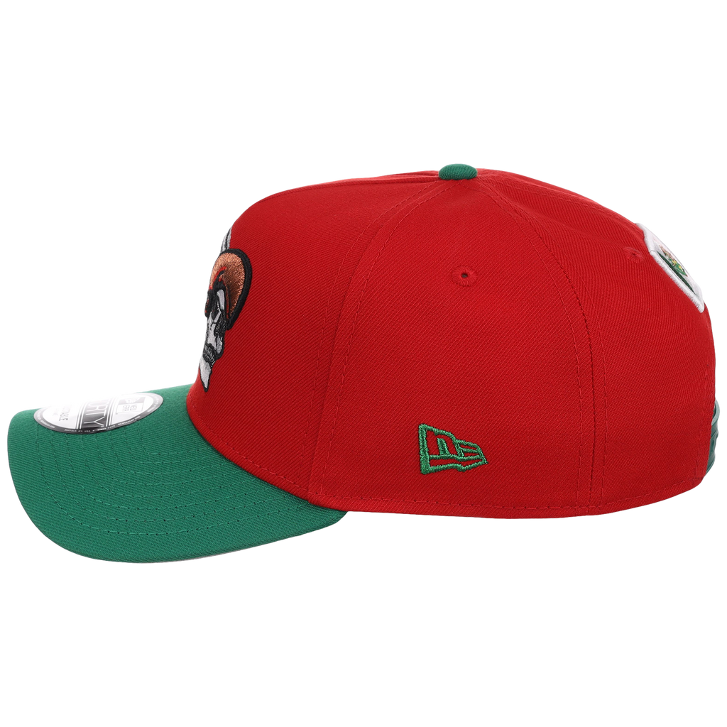 Crown the City: Mexico City - Aztec Head New Era 9FORTY (Red/Dark Green)