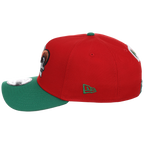 Crown the City: Mexico City - Aztec Head New Era 9FORTY (Red/Dark Green)