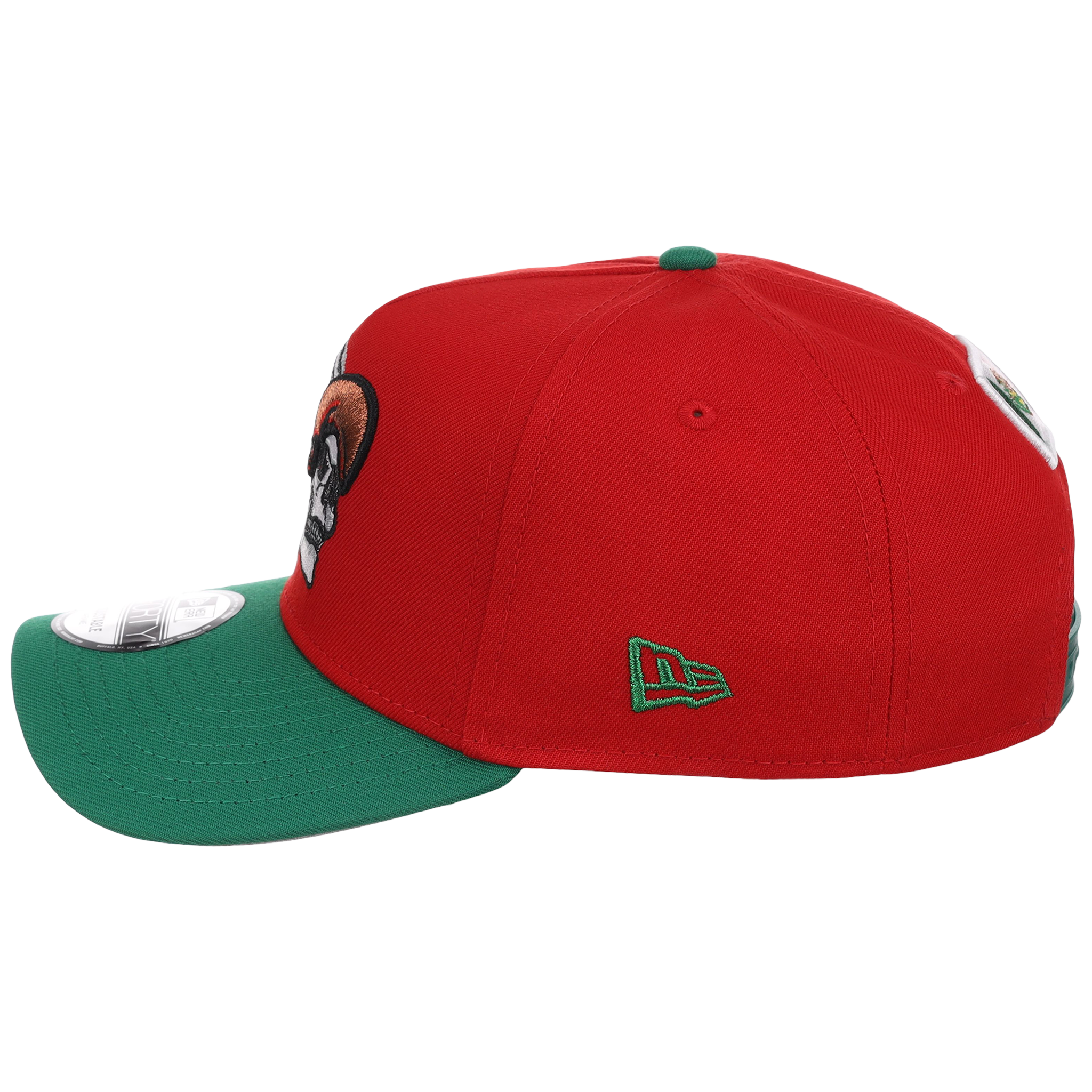 Crown the City: Mexico City - Aztec Head New Era 9FORTY (Red/Dark Green)