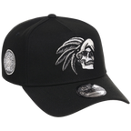 Crown the City: Mexico City - Aztec Head New Era 9FORTY (Black/Black)