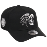 Crown the City: Mexico City - Aztec Head New Era 9FORTY (Black/Black)