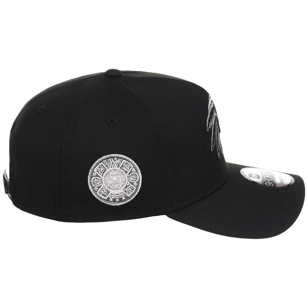 Crown the City: Mexico City - Aztec Head New Era 9FORTY (Black/Black)
