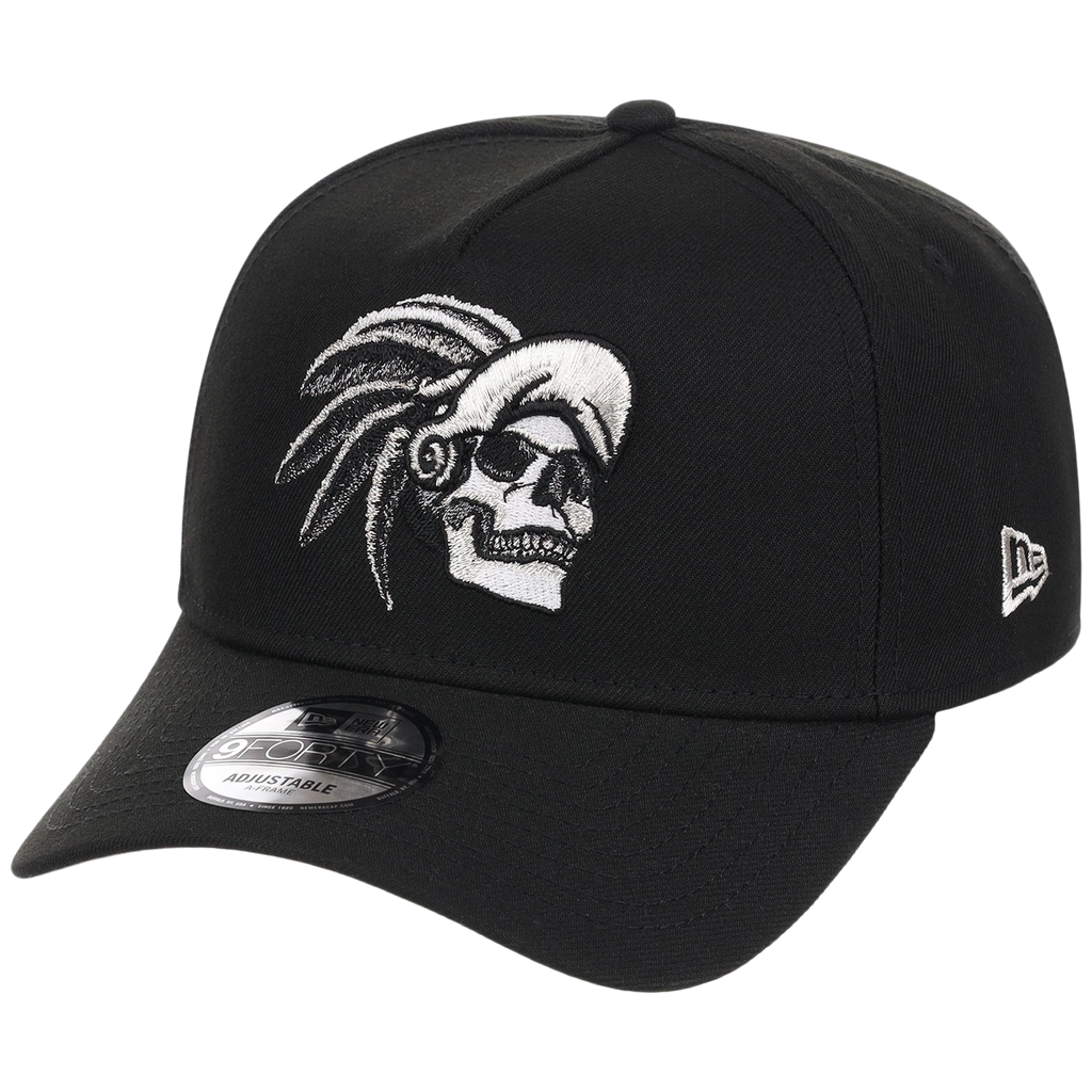 Crown the City: Mexico City - Aztec Head New Era 9FORTY (Black/Black)