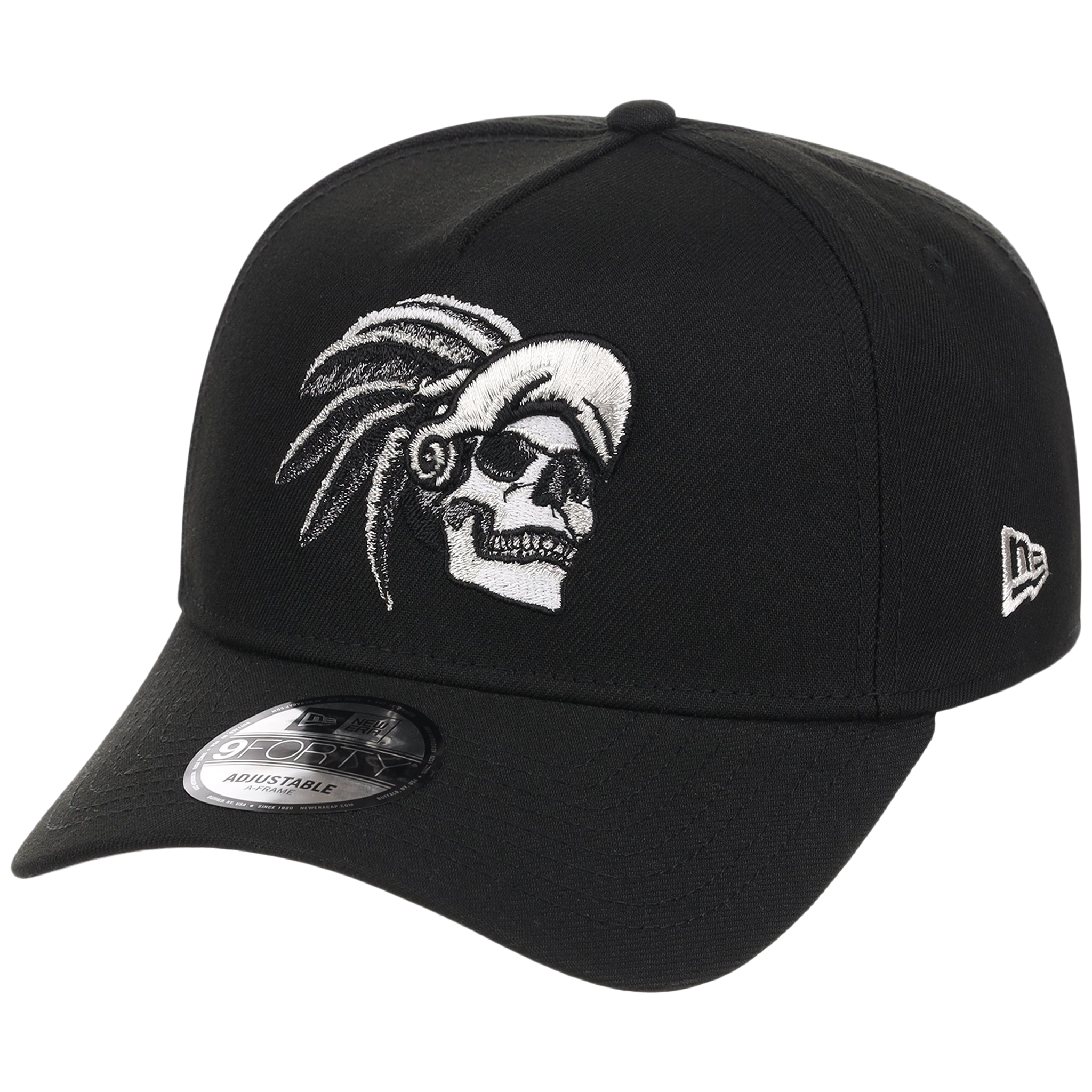 Crown the City: Mexico City - Aztec Head New Era 9FORTY (Black/Black)