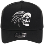 Crown the City: Mexico City - Aztec Head New Era 9FORTY (Black/Black)