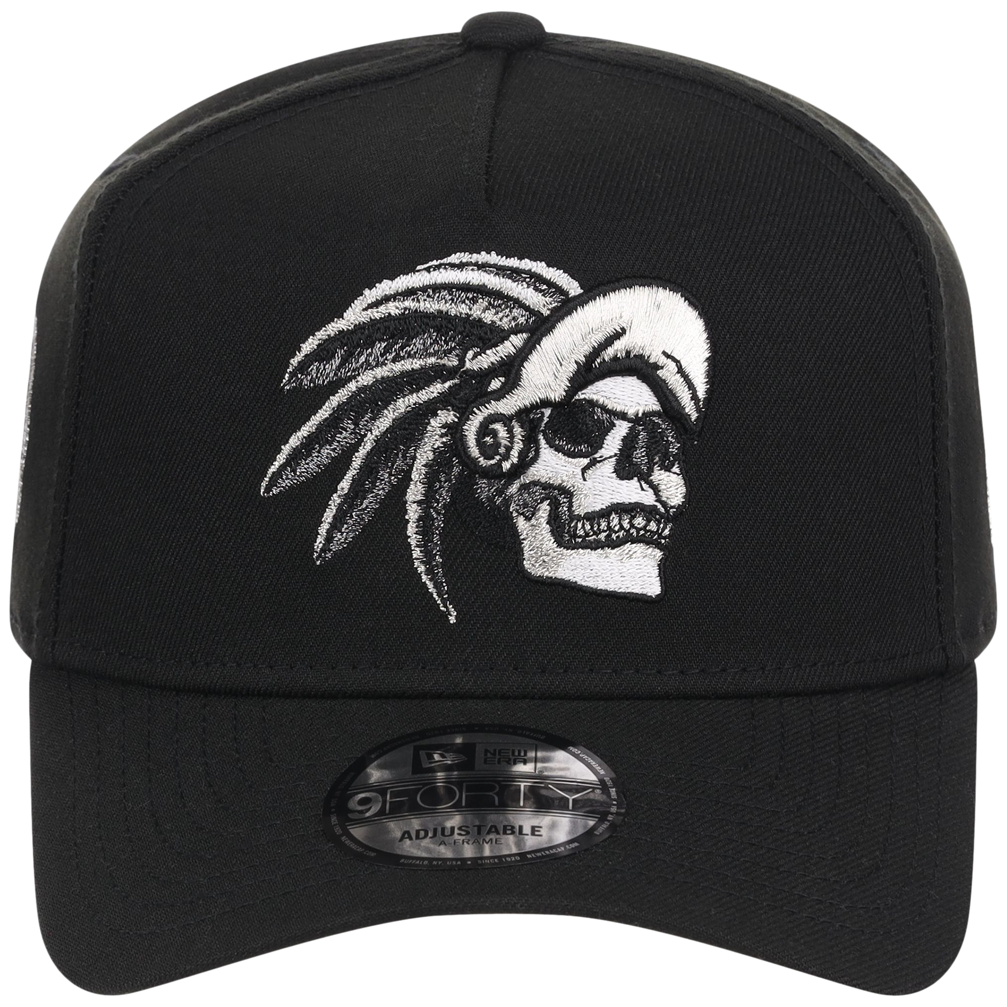 Crown the City: Mexico City - Aztec Head New Era 9FORTY (Black/Black)