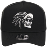 Crown the City: Mexico City - Aztec Head New Era 9FORTY (Black/Black)