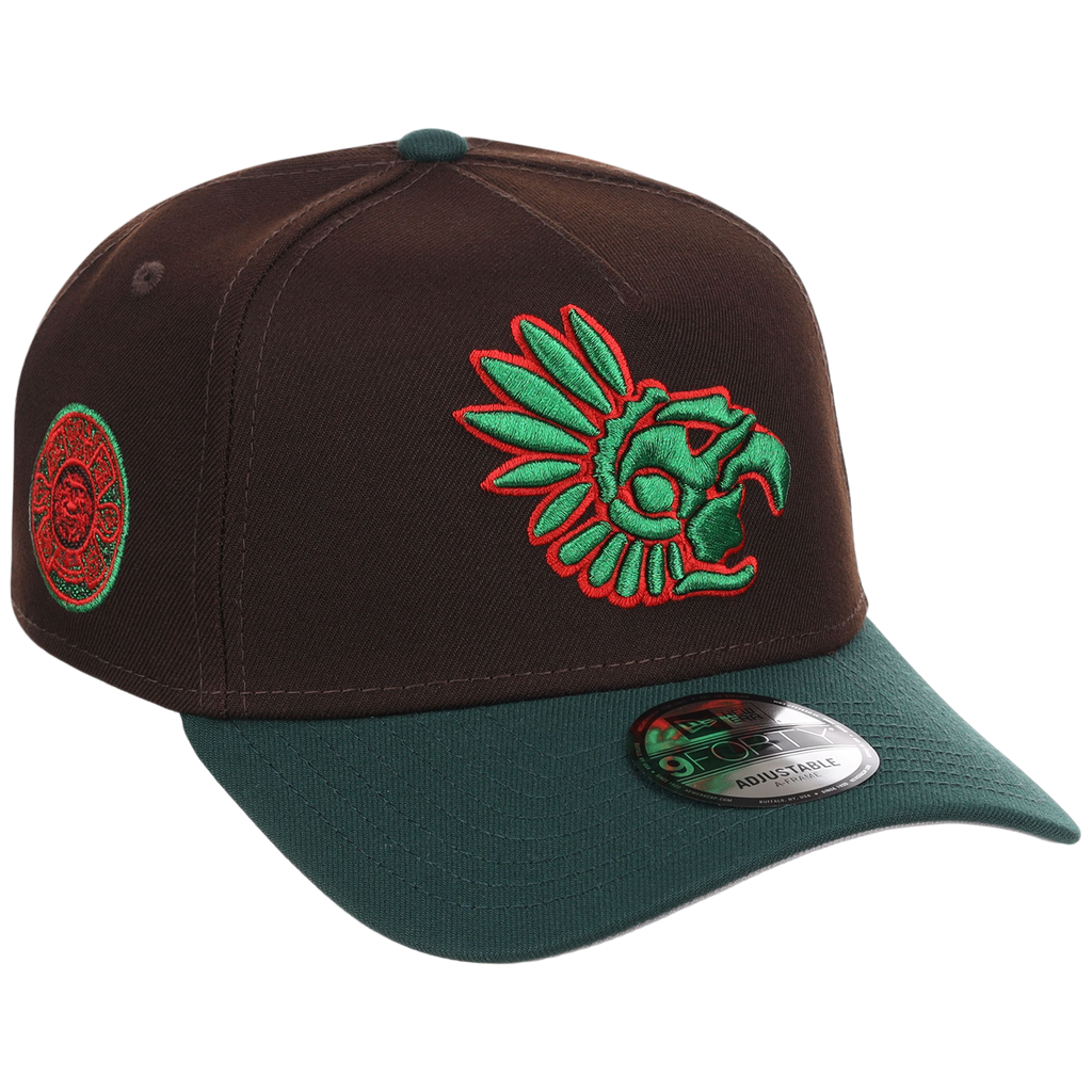 Crown the City: Mexico City - Aztec 2.0 New Era 9FORTY (Black/Dark Green)