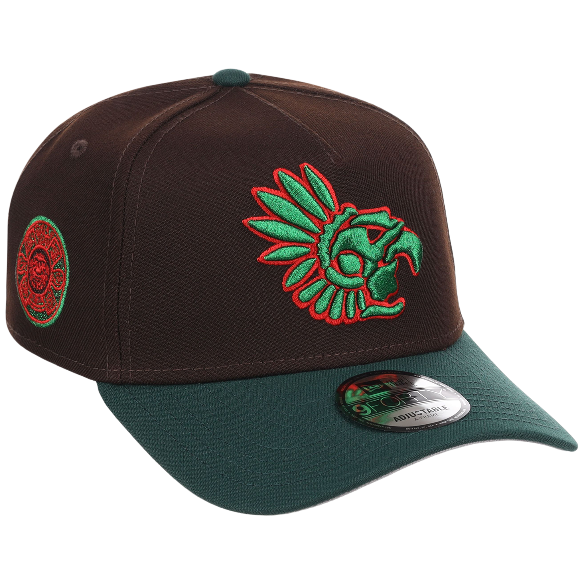 Crown the City: Mexico City - Aztec 2.0 New Era 9FORTY (Black/Dark Green)