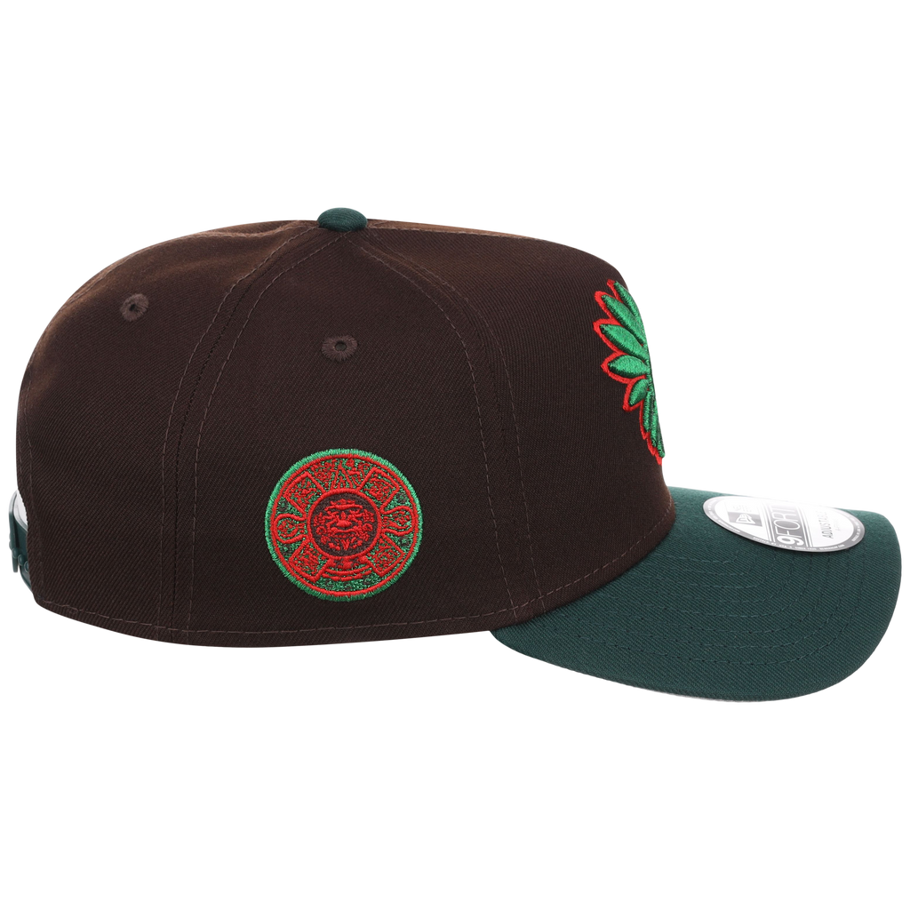 Crown the City: Mexico City - Aztec 2.0 New Era 9FORTY (Black/Dark Green)