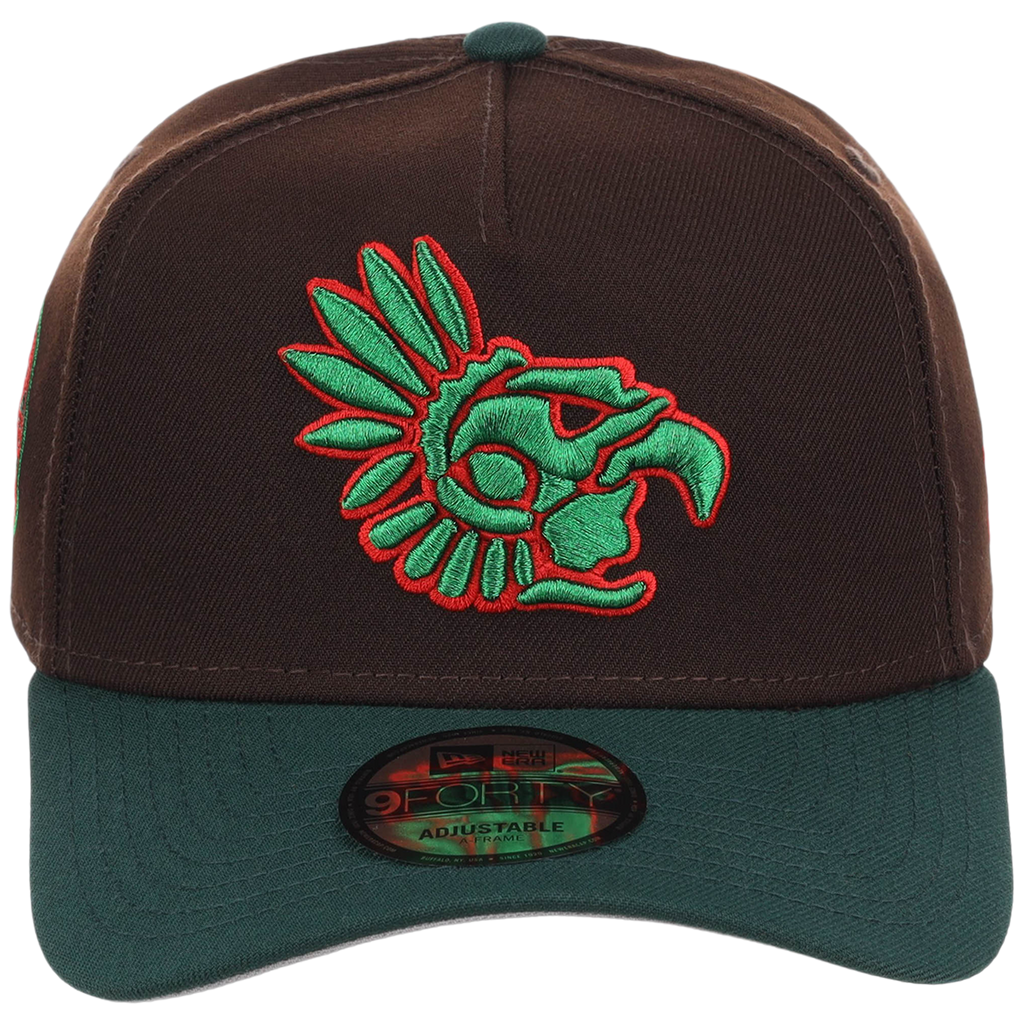 Crown the City: Mexico City - Aztec 2.0 New Era 9FORTY (Black/Dark Green)