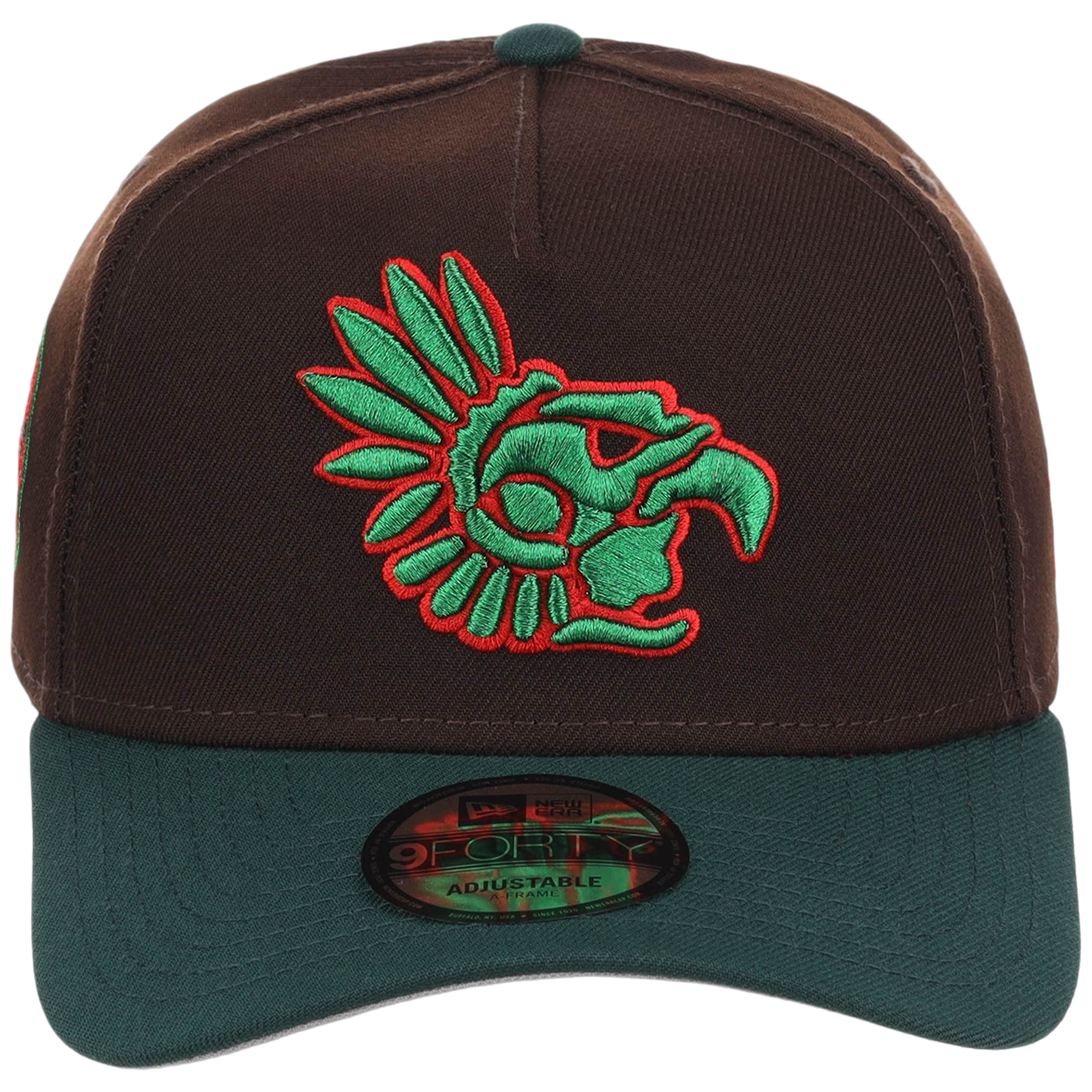 Crown the City: Mexico City - Aztec 2.0 New Era 9FORTY (Black/Dark Green)