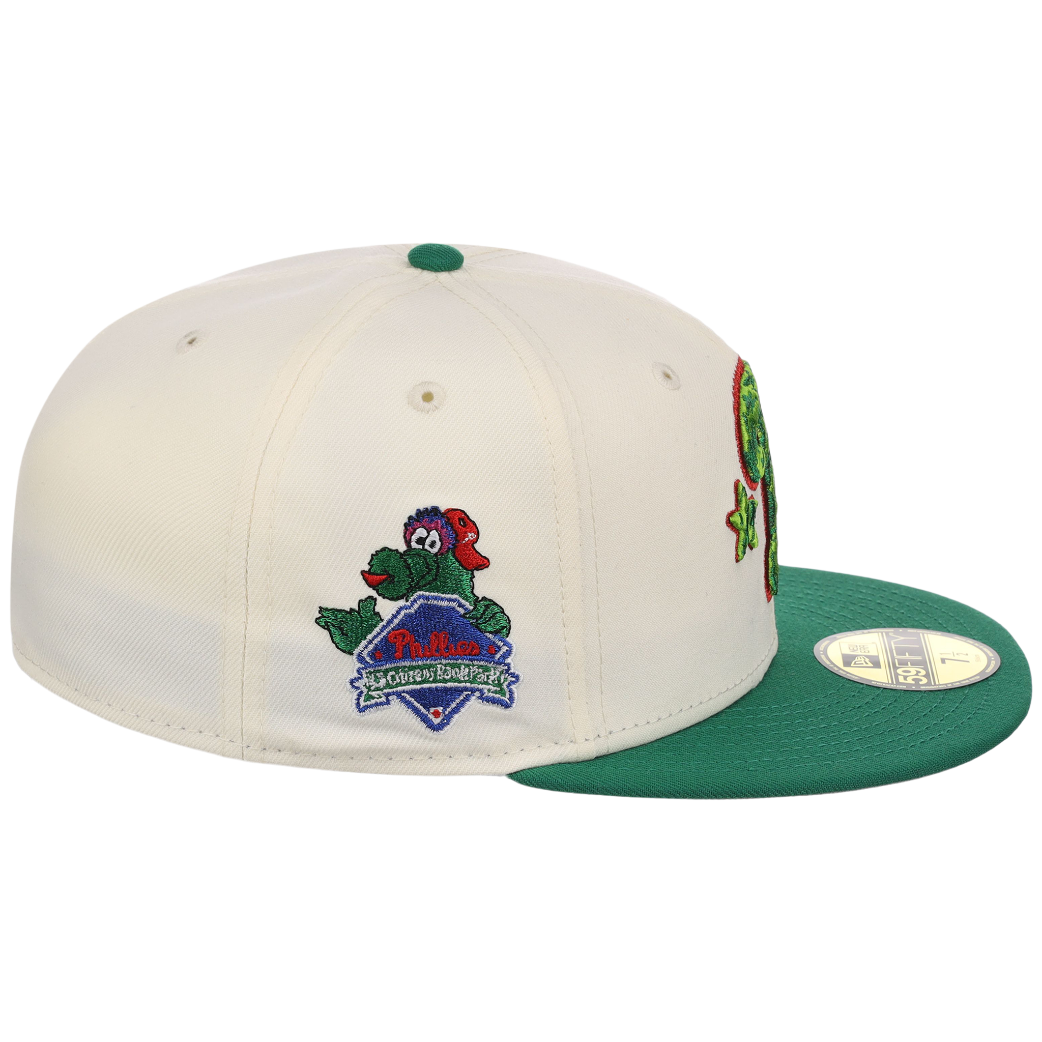 Philadelphia Phillies Philly Crown the City - Fanatic New Era 59FIFTY (Chrome/Green)