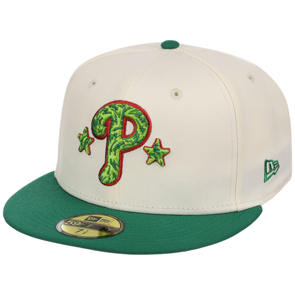 Philadelphia Phillies Philly Crown the City - Fanatic New Era 59FIFTY (Chrome/Green)