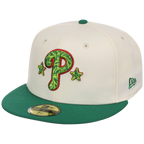 Philadelphia Phillies Philly Crown the City - Fanatic New Era 59FIFTY (Chrome/Green)