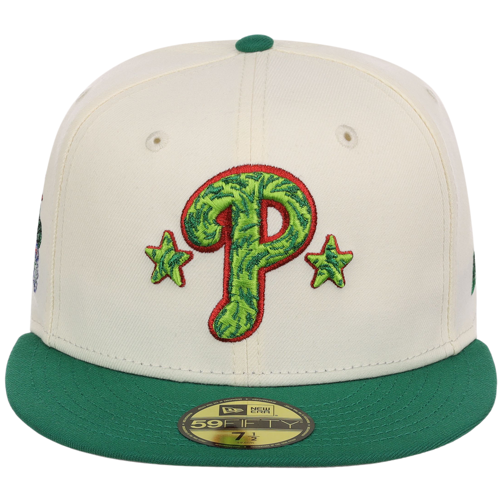 Philadelphia Phillies Philly Crown the City - Fanatic New Era 59FIFTY (Chrome/Green)