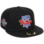 Philadelphia Phillies Philly Crown the City - Liberty Bell New Era 59FIFTY (Black/Black)