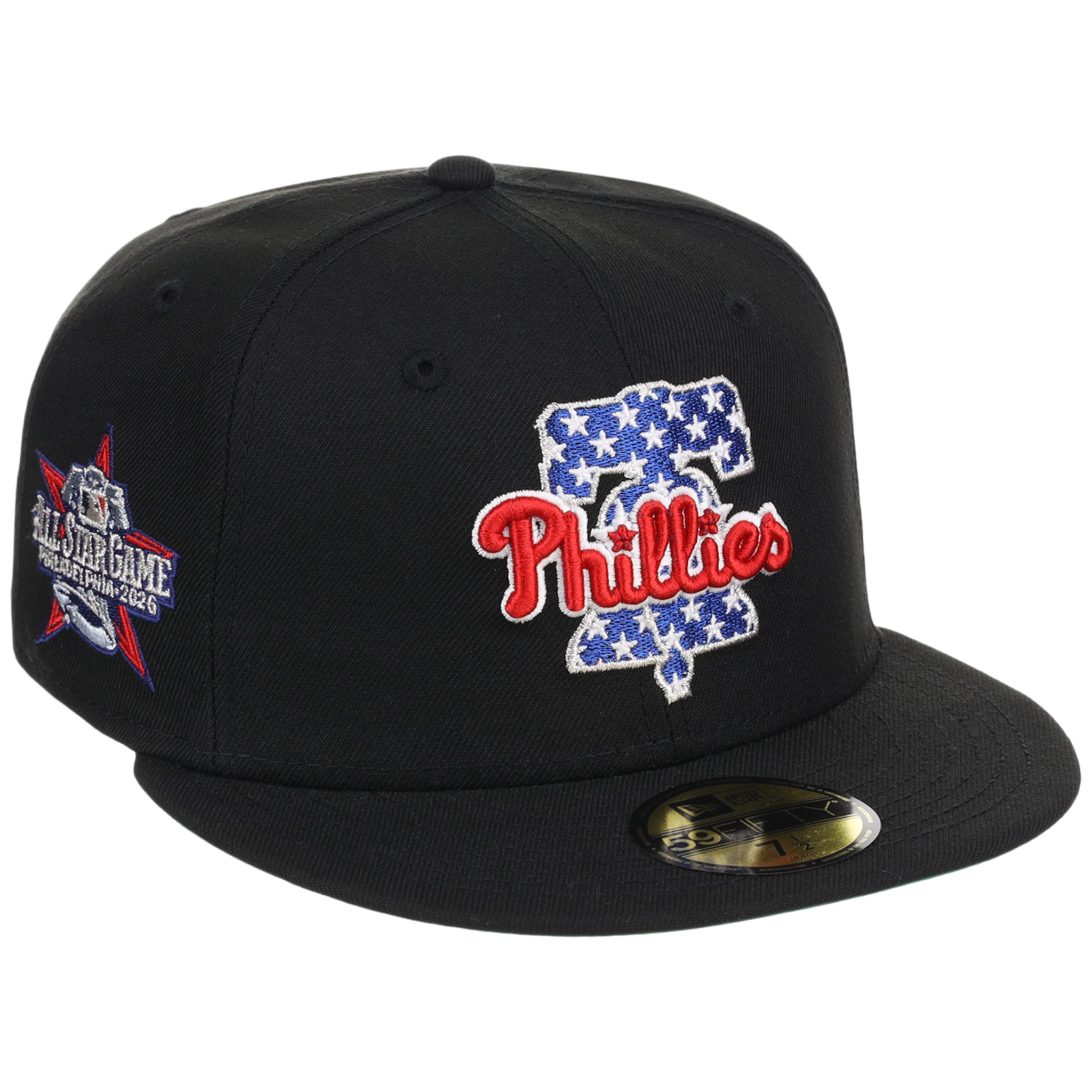 Philadelphia Phillies Philly Crown the City - Liberty Bell New Era 59FIFTY (Black/Black)