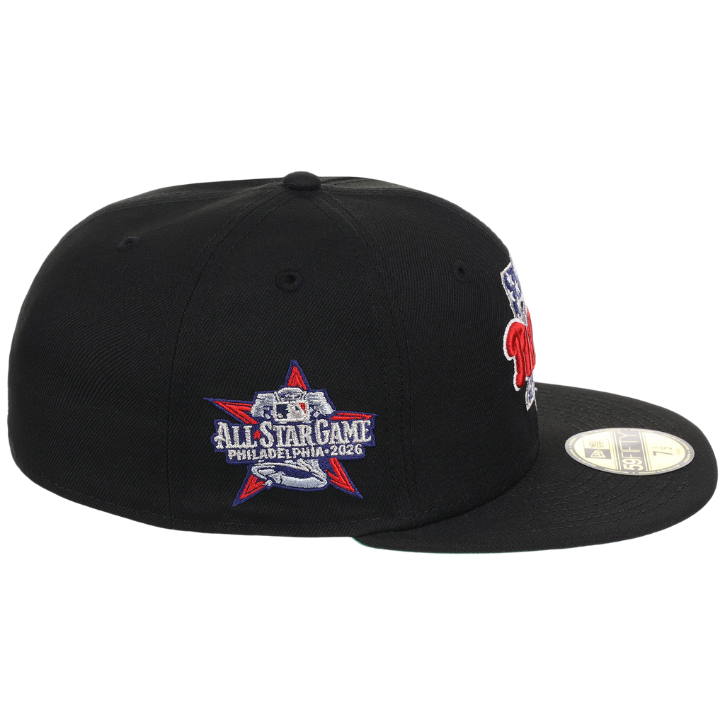 Philadelphia Phillies Philly Crown the City - Liberty Bell New Era 59FIFTY (Black/Black)