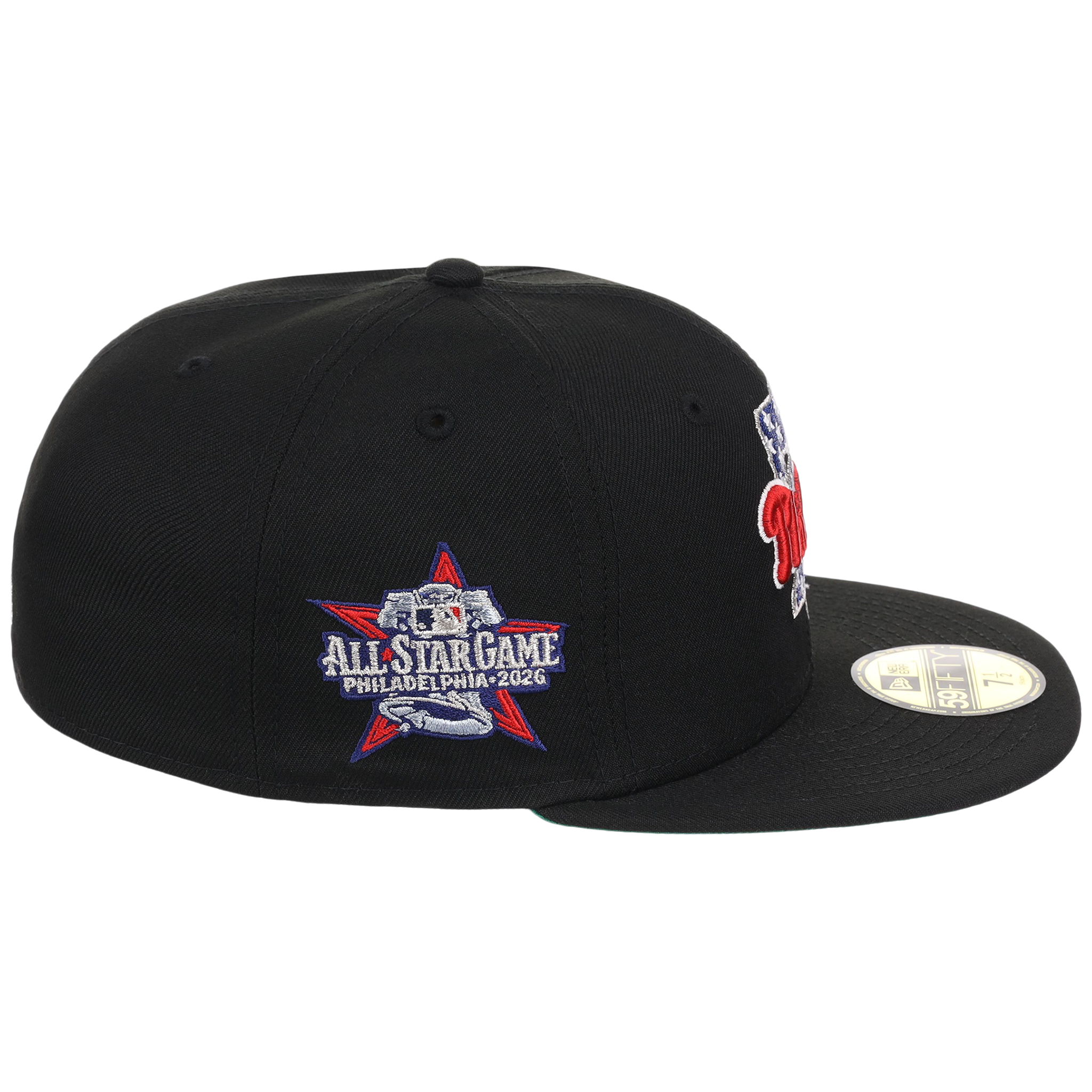 Philadelphia Phillies Philly Crown the City - Liberty Bell New Era 59FIFTY (Black/Black)