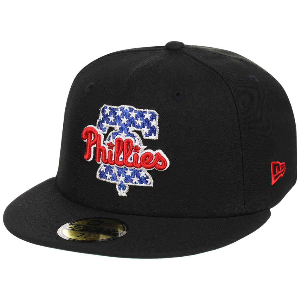 Philadelphia Phillies Philly Crown the City - Liberty Bell New Era 59FIFTY (Black/Black)